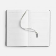 Ежедневник Petrus, недатированный, черный с серебром