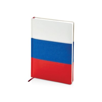 Ежедневник недатированный А5+ «Россия. Флаг» арт. 3-550.01