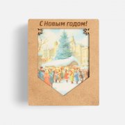 Деревянные флажки «Праздничные мотивы»