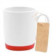 Кружка Make Me To Go, белая/красная_с_биркой