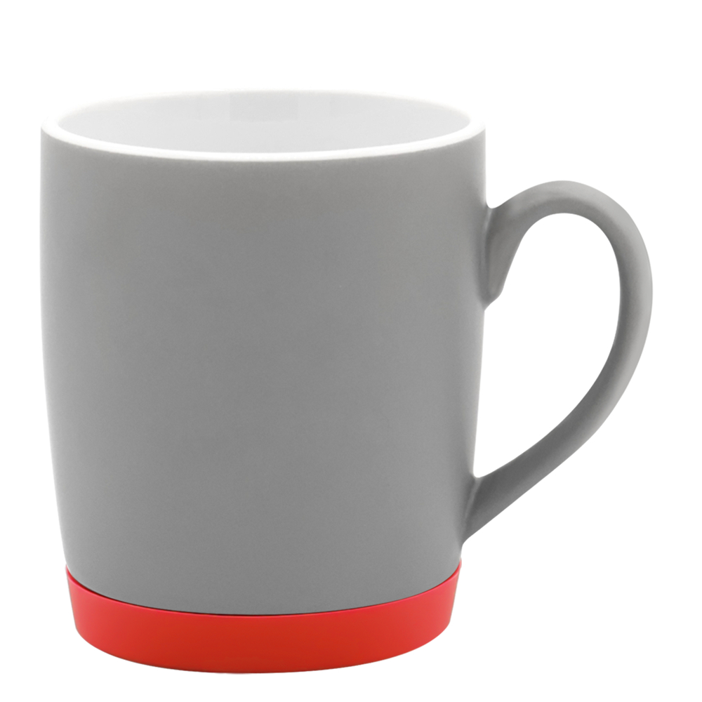Кружка Make Me To Go, серая/красная арт. 6140.38.05 Кружка Make Me To Go, серая/красная арт. 6140.38.05