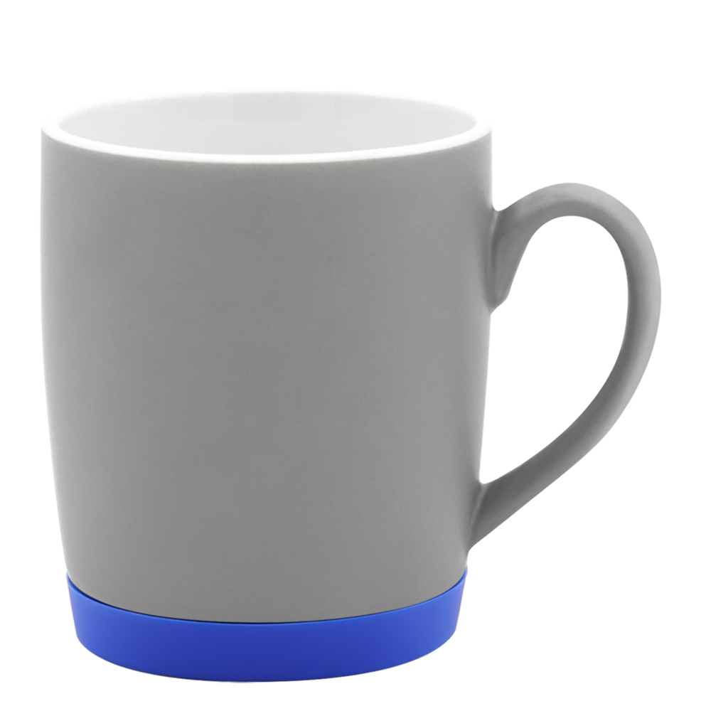Кружка Make Me To Go, серая/синяя арт. 6140.38.03 Кружка Make Me To Go, серая/синяя арт. 6140.38.03