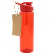 Пластиковая бутылка Ronny To Go с биркой, красная арт. 14027.05.13
