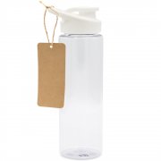 Пластиковая бутылка Ronny To Go с биркой, белая арт. 14027.01.13