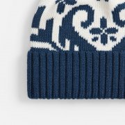 Шапка Wintertude, синяя с белым