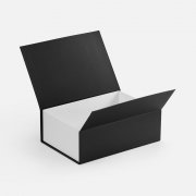 Коробка Bicolor Case, белая с черным