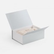 Коробка Bicolor Case, белая с серым