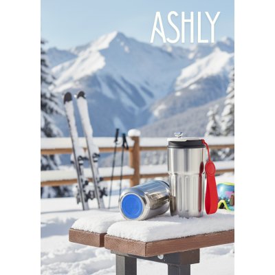 Термокружка Ashly To Go, серебристая/красная/синяя арт. 5063.09.05.26 Термокружка Ashly To Go, серебристая/красная/синяя арт. 5063.09.05.26