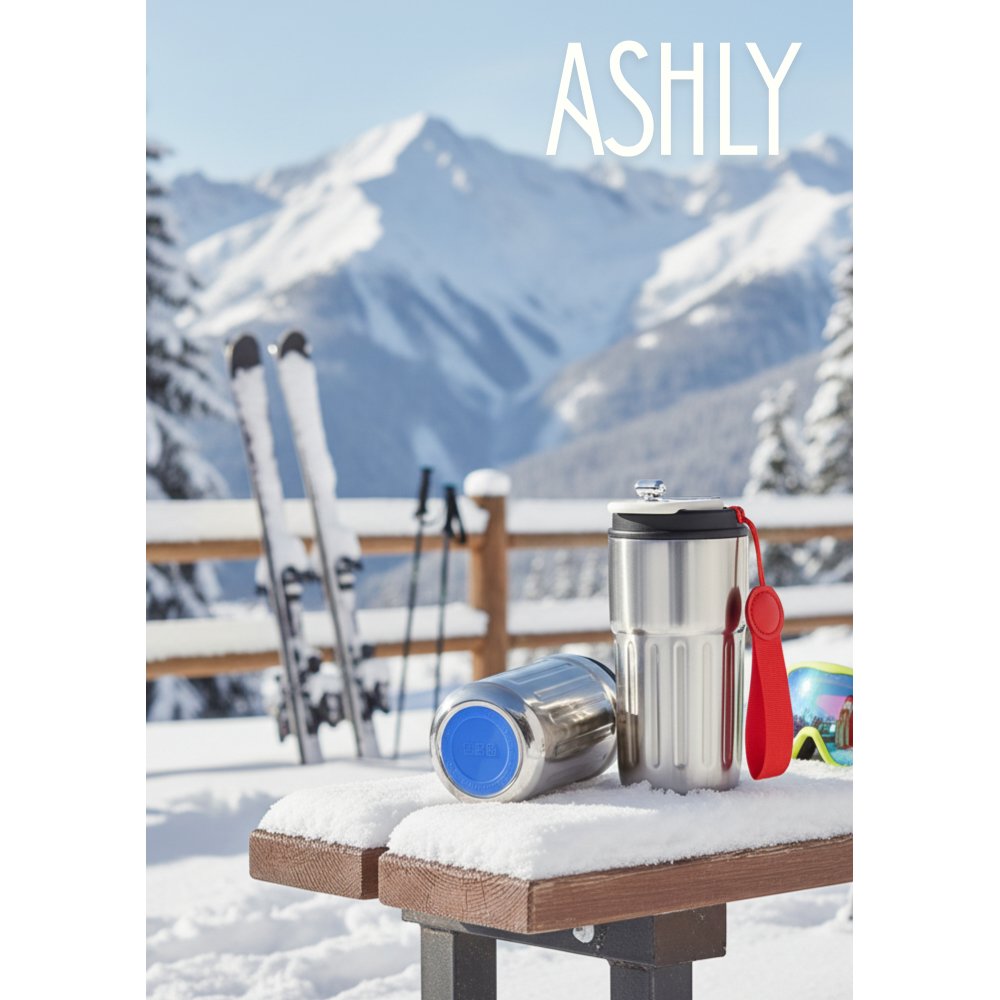 Термокружка Ashly To Go, серебристая/красная/синяя арт. 5063.09.05.26 Термокружка Ashly To Go, серебристая/красная/синяя арт. 5063.09.05.26