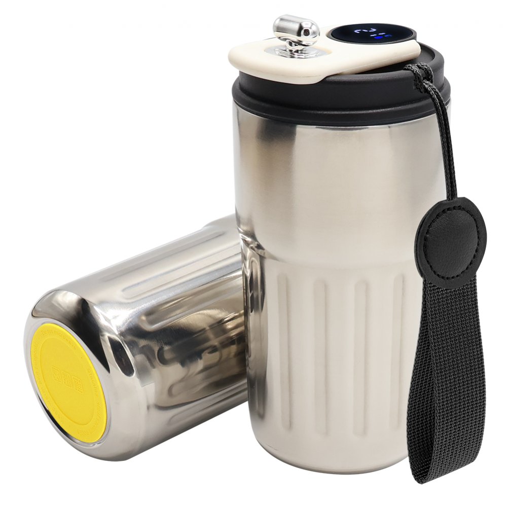 Термокружка Ashly To Go, серебристая/чёрная/жёлтая арт. 5063.09.02.06 Термокружка Ashly To Go, серебристая/чёрная/жёлтая арт. 5063.09.02.06