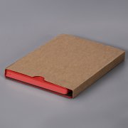 Ежедневник недатированный Solas, формат А5, с магнитом, красный, кремовый блок в линейку Красный