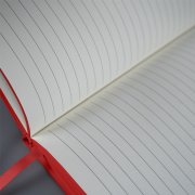 Ежедневник недатированный Solas, формат А5, с магнитом, красный, кремовый блок в линейку Красный