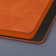 Ежедневник недатированный Solas, формат А5, с магнитом, оранжевый, кремовый блок в линейку Оранжевый