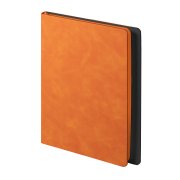 Ежедневник недатированный Solas, формат А5, с магнитом, оранжевый, кремовый блок в линейку Оранжевый