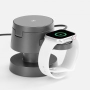 Станция беспроводной зарядки с подсветкой Lume, серая