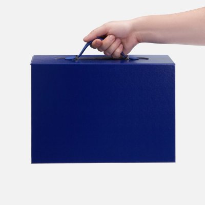 Коробка складная Holdfold, M, синяя арт. 25003.40 Коробка складная Holdfold, M, синяя арт. 25003.40