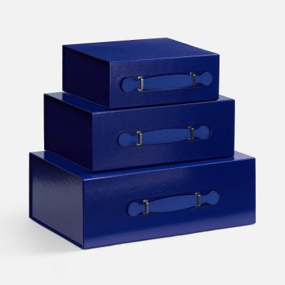 Коробка складная Holdfold, M, синяя арт. 25003.40 Коробка складная Holdfold, M, синяя арт. 25003.40