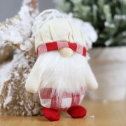 Новогоднее украшение рождественские гномы Виллен, бежевый