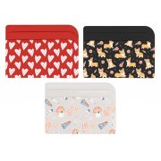 Картхолдер для 3-х карт с возможностью полноцветной печати, софт-тач