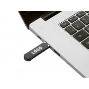 Ручка шариковая металлическая «Patronus» с флеш-картой на 16 Гб