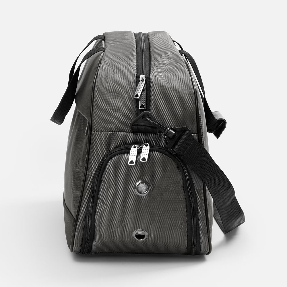 Спортивная сумка Atlantes, серая с черным арт. 18645.10 Спортивная сумка Atlantes, серая с черным арт. 18645.10