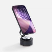 Вакуумная магнитная подставка airFix, черная с серым арт. 18391.30