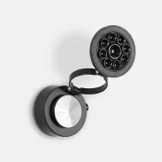 Вакуумная магнитная подставка airFix, черная с серым арт. 18391.30