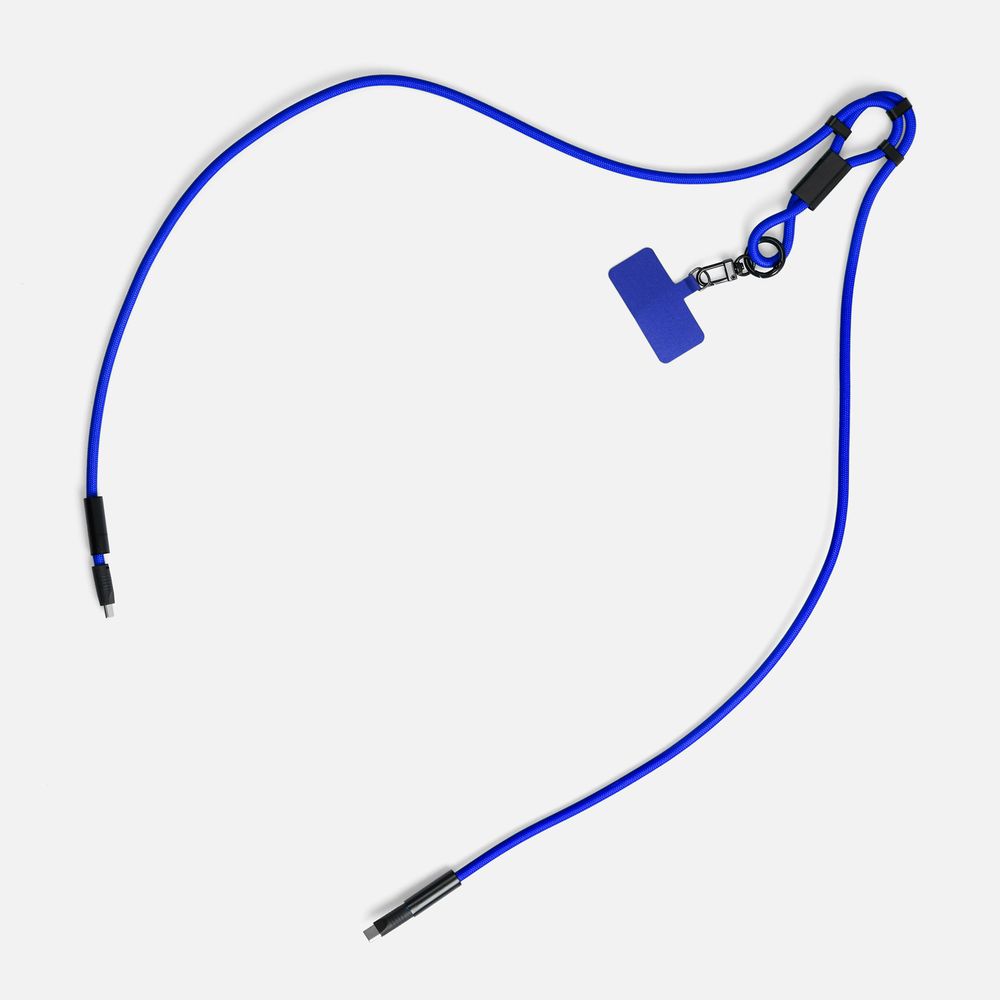 Кабель-ланьярд energyFlex Power Delivery 60 Вт, темно-синий арт. 20237.44 Кабель-ланьярд energyFlex Power Delivery 60 Вт, темно-синий арт. 20237.44