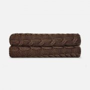 Плед Hygge, коричневый