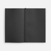 Ежедневник Flat Mini, недатированный, черный