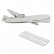 Несессер Колумб с шильдом - самолёт, чёрный