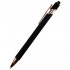Ручка металлическая Brina софт-тач, черный