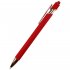 Ручка металлическая Brina софт-тач, красный