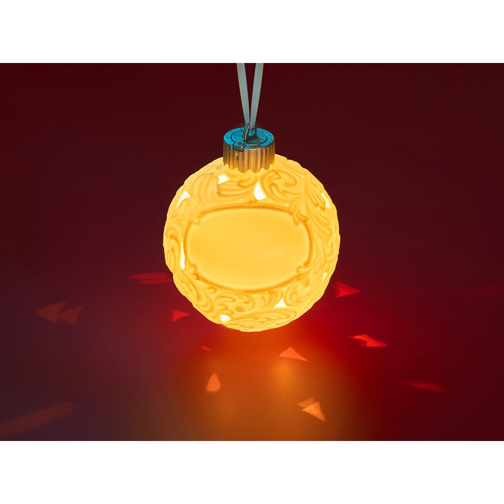 Шар новогодний с подсветкой и зоной для персонализации арт. 82838 Шар новогодний с подсветкой и зоной для персонализации арт. 82838