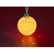 Шар новогодний с подсветкой и зоной для персонализации