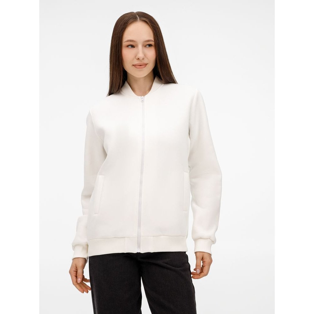 Бомбер унисекс Estado, молочно-белый арт. 20192.60 Бомбер унисекс Estado, молочно-белый арт. 20192.60