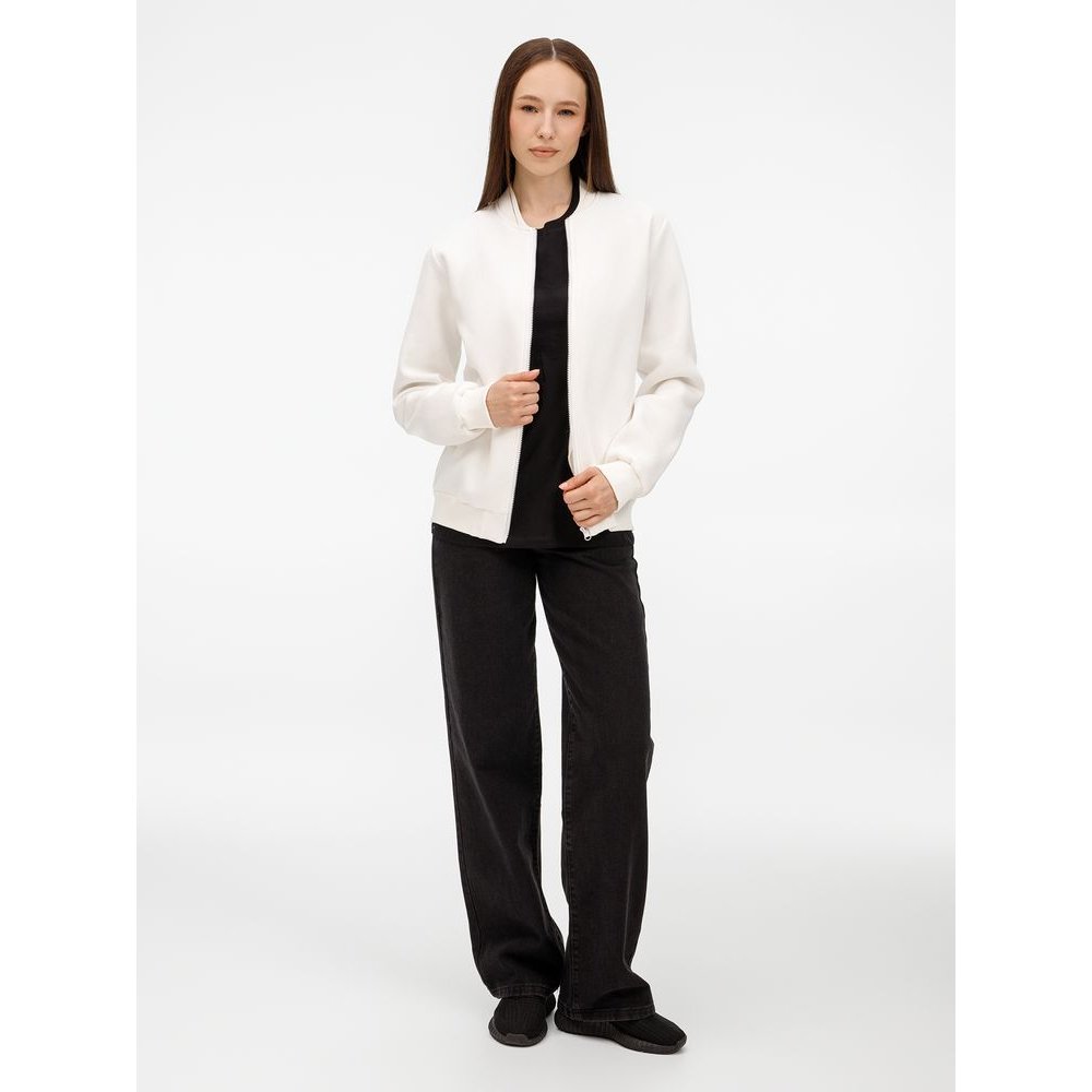 Бомбер унисекс Estado, молочно-белый арт. 20192.60 Бомбер унисекс Estado, молочно-белый арт. 20192.60