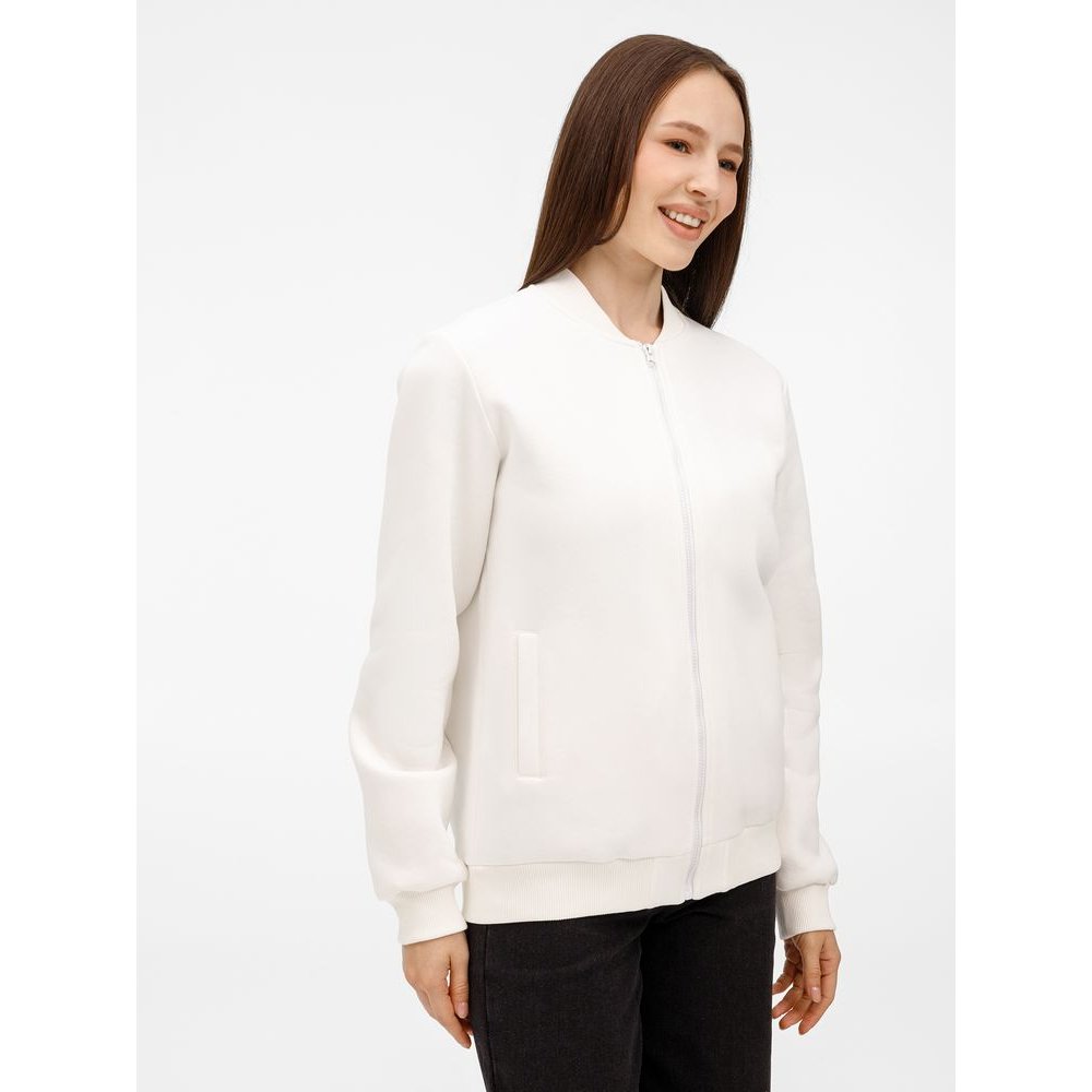 Бомбер унисекс Estado, молочно-белый арт. 20192.60 Бомбер унисекс Estado, молочно-белый арт. 20192.60