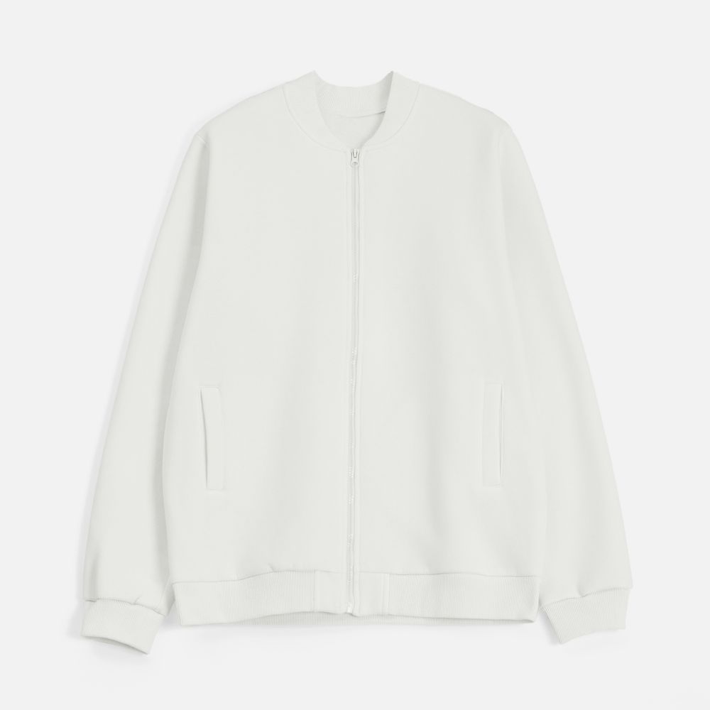Бомбер унисекс Estado, молочно-белый арт. 20192.60 Бомбер унисекс Estado, молочно-белый арт. 20192.60