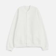 Бомбер унисекс AtmosWear, молочно-белый