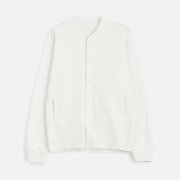 Бомбер унисекс Nuppu, молочно-белый