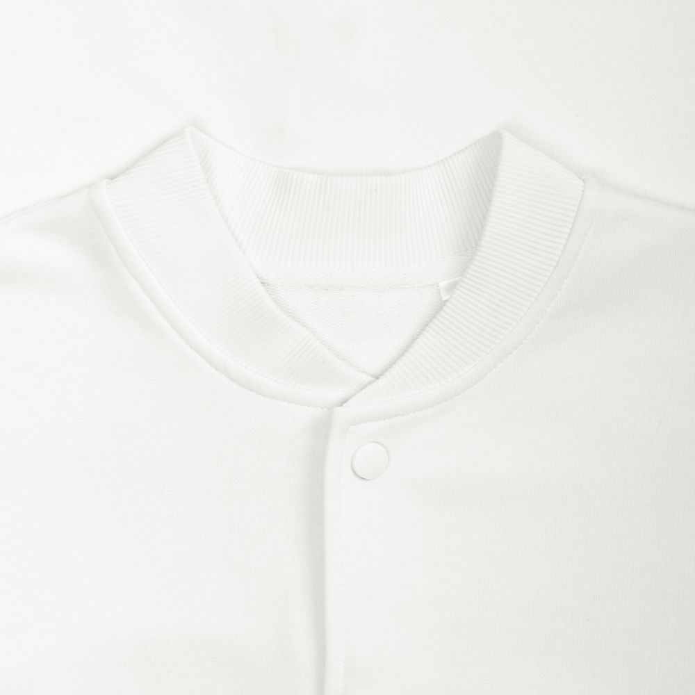 Бомбер унисекс Nuppu, молочно-белый арт. 20189.60 Бомбер унисекс Nuppu, молочно-белый арт. 20189.60