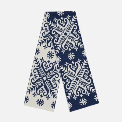 Шарф Wintertude L, синий с белым арт. 21286.46 Шарф Wintertude L, синий с белым арт. 21286.46