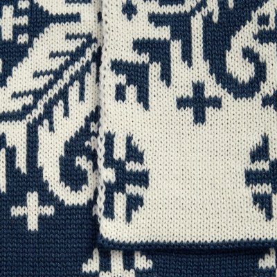 Шарф Wintertude L, синий с белым арт. 21286.46 Шарф Wintertude L, синий с белым арт. 21286.46