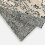 Плед Savanna, белый с синим