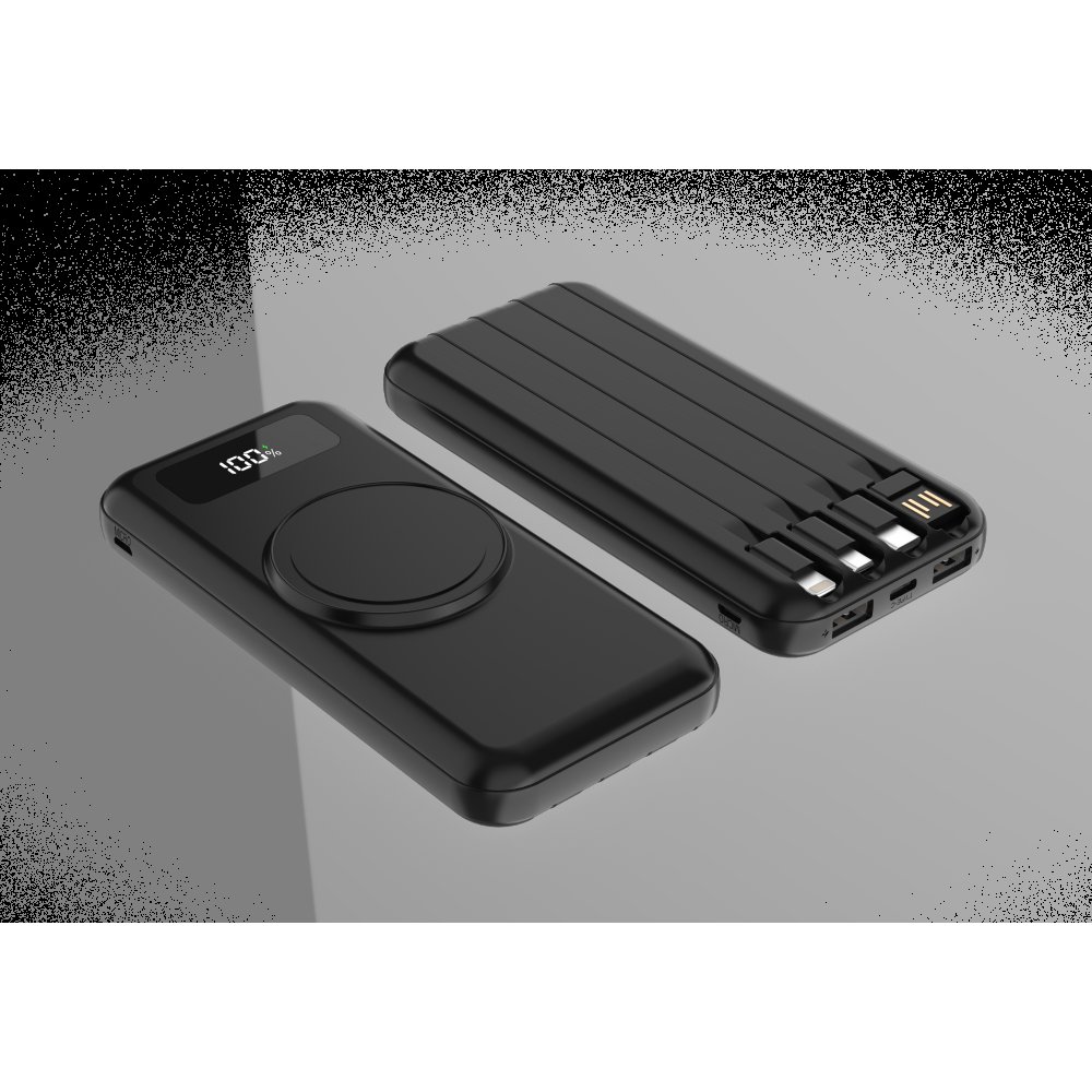 Внешний аккумулятор Authority с беспроводной зарядкой, 10000 Mah, чёрный арт. 2051.02 Внешний аккумулятор Authority с беспроводной зарядкой, 10000 Mah, чёрный арт. 2051.02