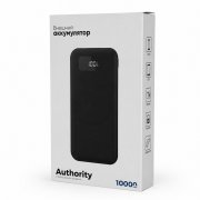 Внешний аккумулятор Authority с беспроводной зарядкой, 10000 Mah, чёрный