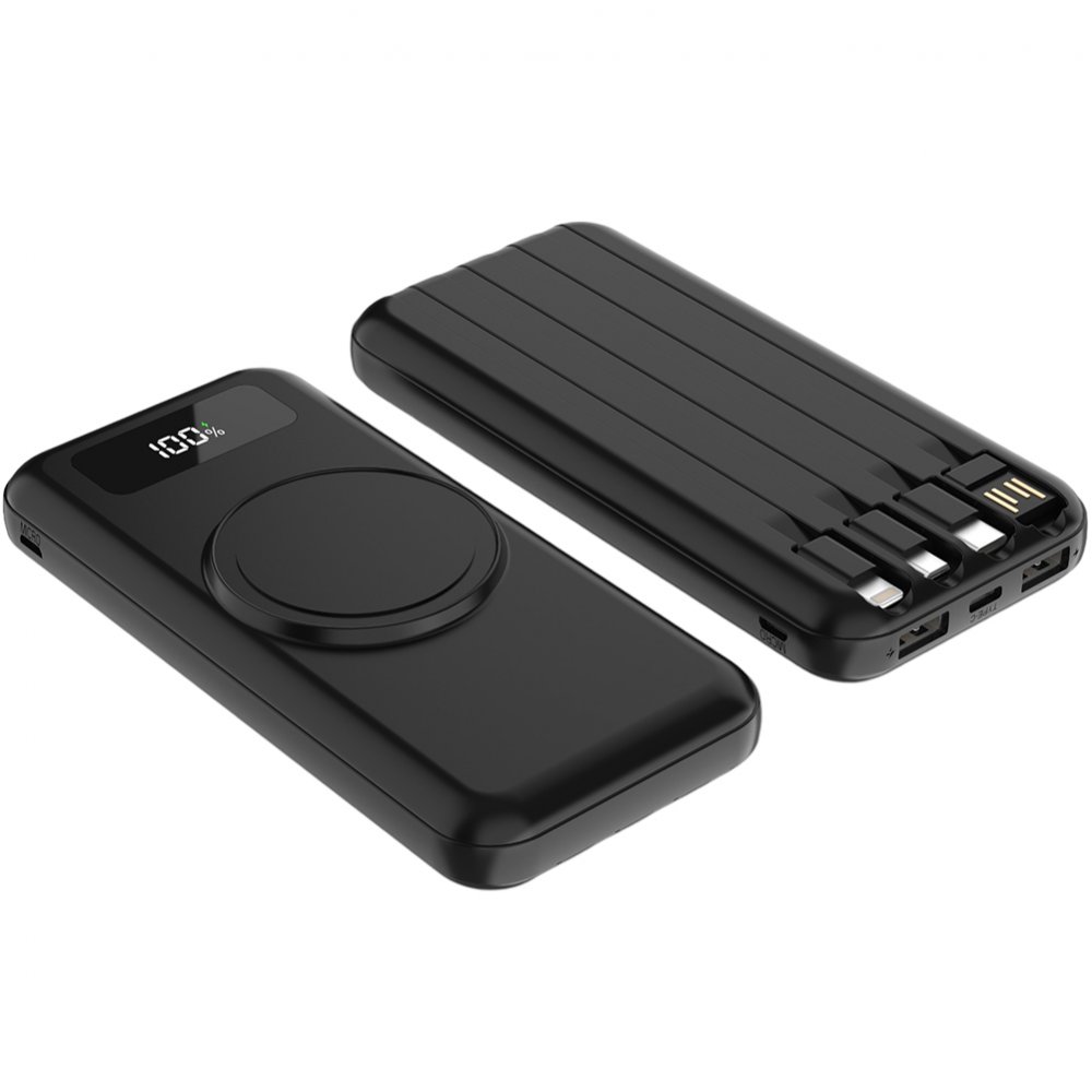 Внешний аккумулятор Authority с беспроводной зарядкой, 10000 Mah, чёрный арт. 2051.02 Внешний аккумулятор Authority с беспроводной зарядкой, 10000 Mah, чёрный арт. 2051.02