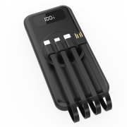 Внешний аккумулятор Authority с беспроводной зарядкой, 10000 Mah, чёрный