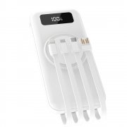 Внешний аккумулятор Authority с беспроводной зарядкой, 10000 Mah, белый арт. 2051.01